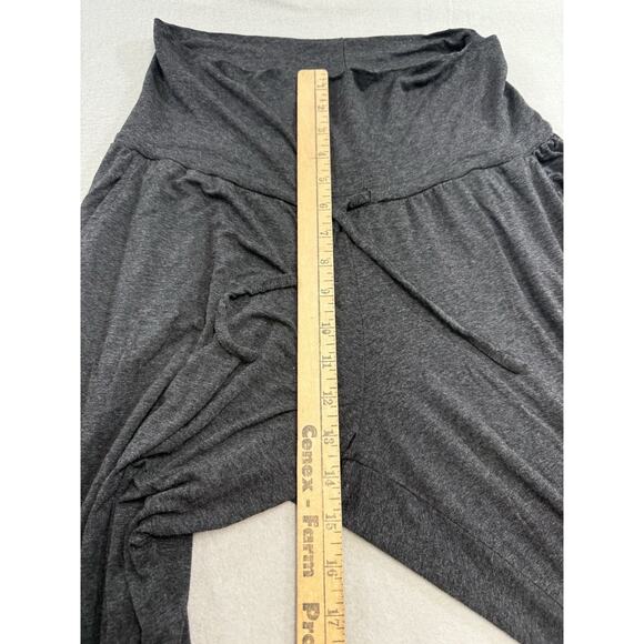 Seraphine M Gray Drawstring Stretch Comfort Maternity Jogger Pants Soft Lounge - Picture 5 of 12